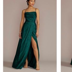 green bridesmaid dress